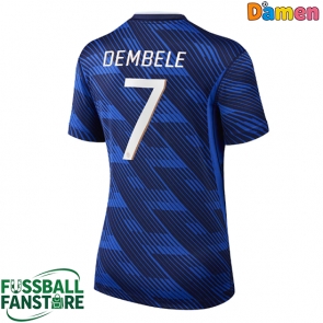 Frankreich Ousmane Dembele #7 Replik Heimtrikot Damen WM 2026 Kurzarm